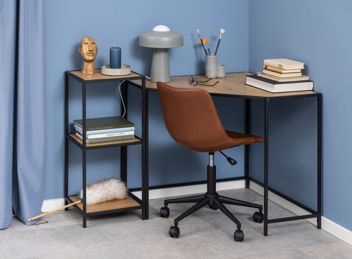 Eck-Regal Seaford Eiche 83 cm
