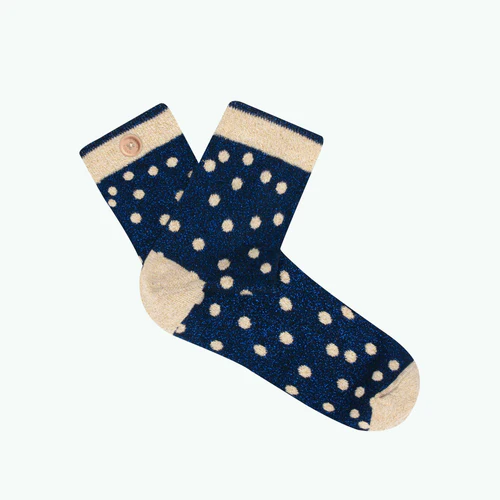 Midnight Blue navy blue lurex