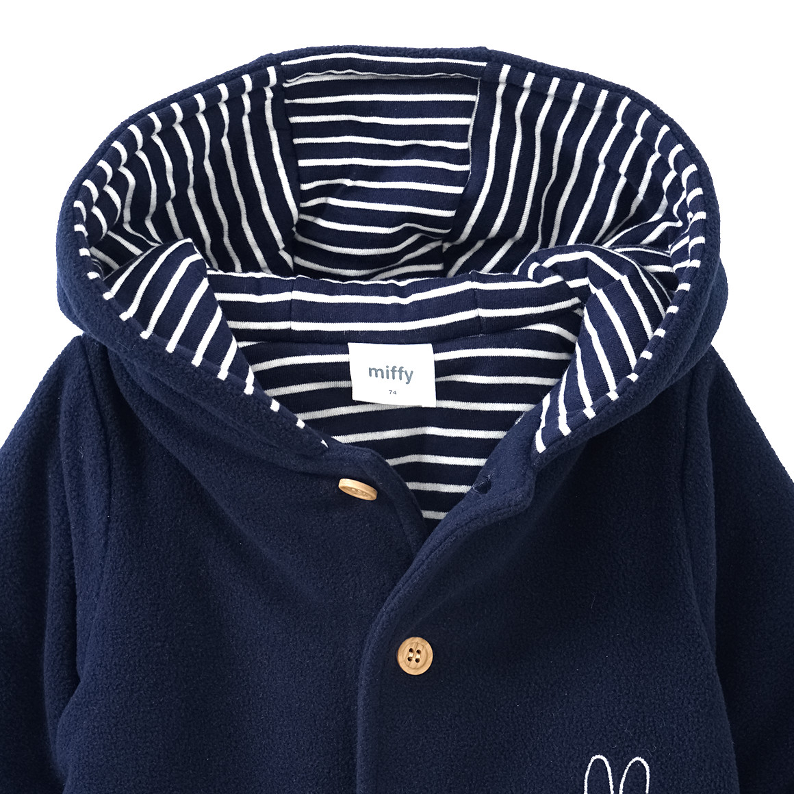 Miffy Fleecejacke mit Kapuze