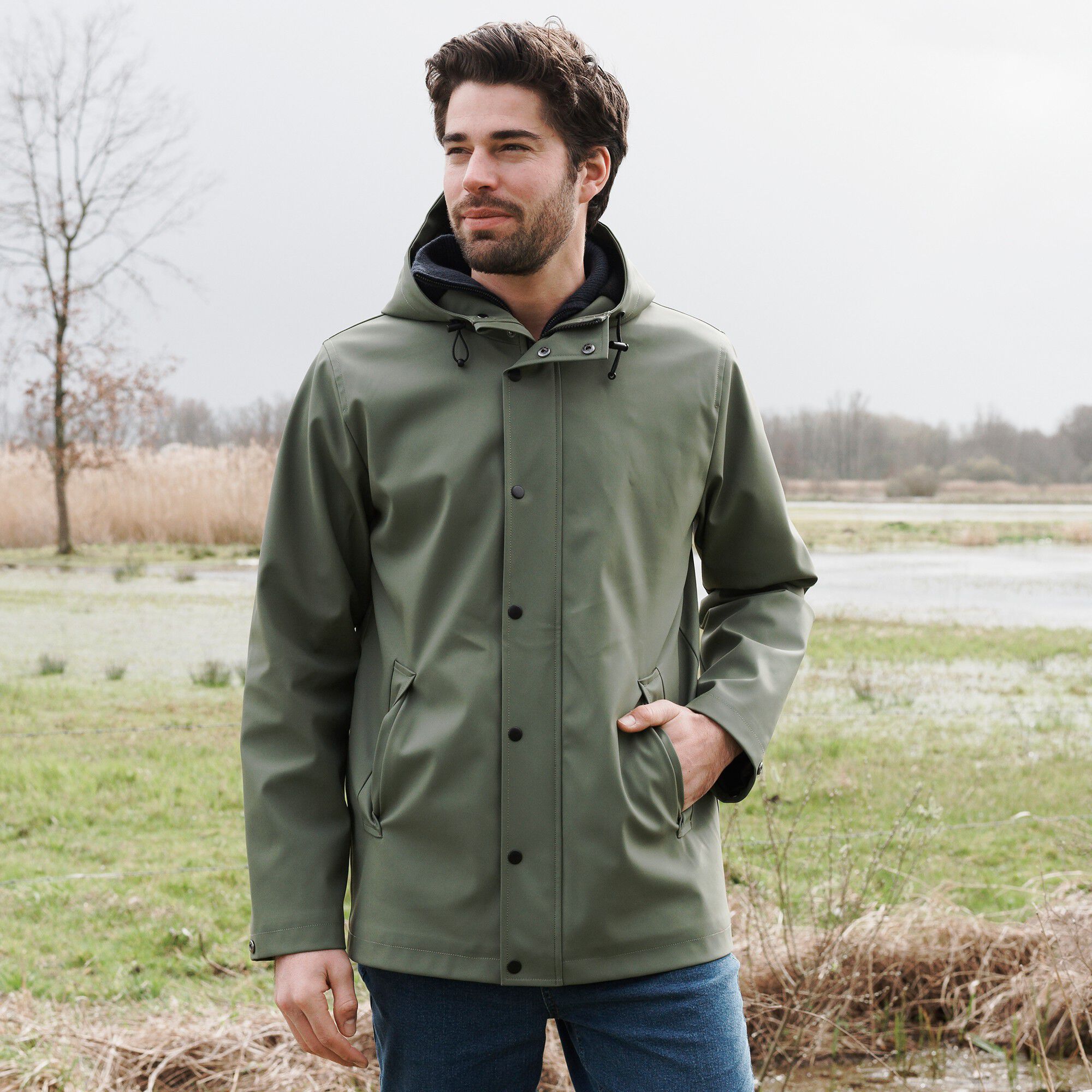 Ciré imperméable en polyester recyclé(**)