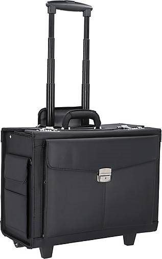 Alassio 2-Rollen Pilotentrolley 40 cm Laptopfach