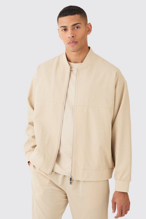 Smarte Nadelstreifen Bomberjacke