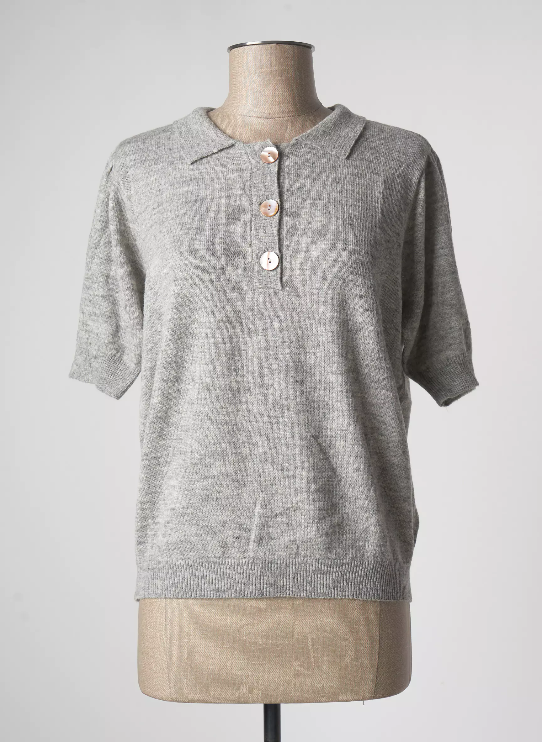 Numph Pulls Femme couleur gris