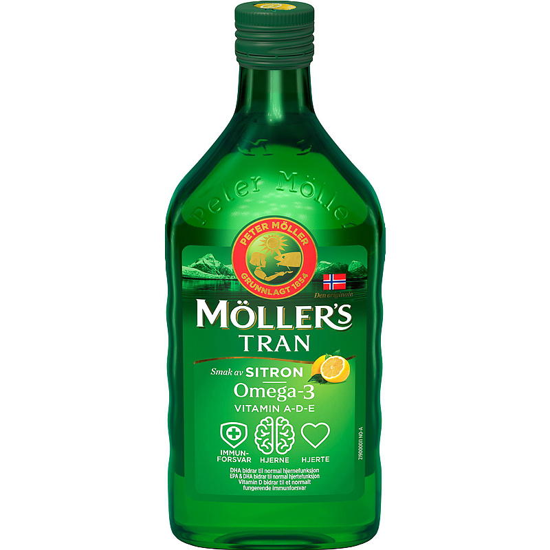 Möller's Möller's Tran 500 ml Sitron