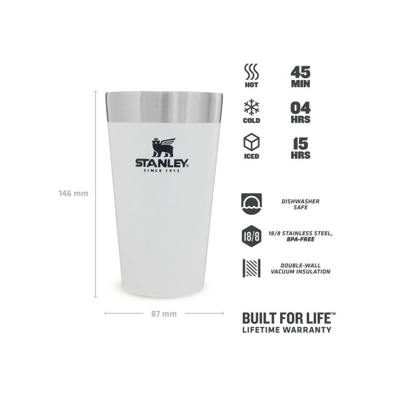 Stanley Adventure Stacking Beer Pint 16oz\/470ml Polar