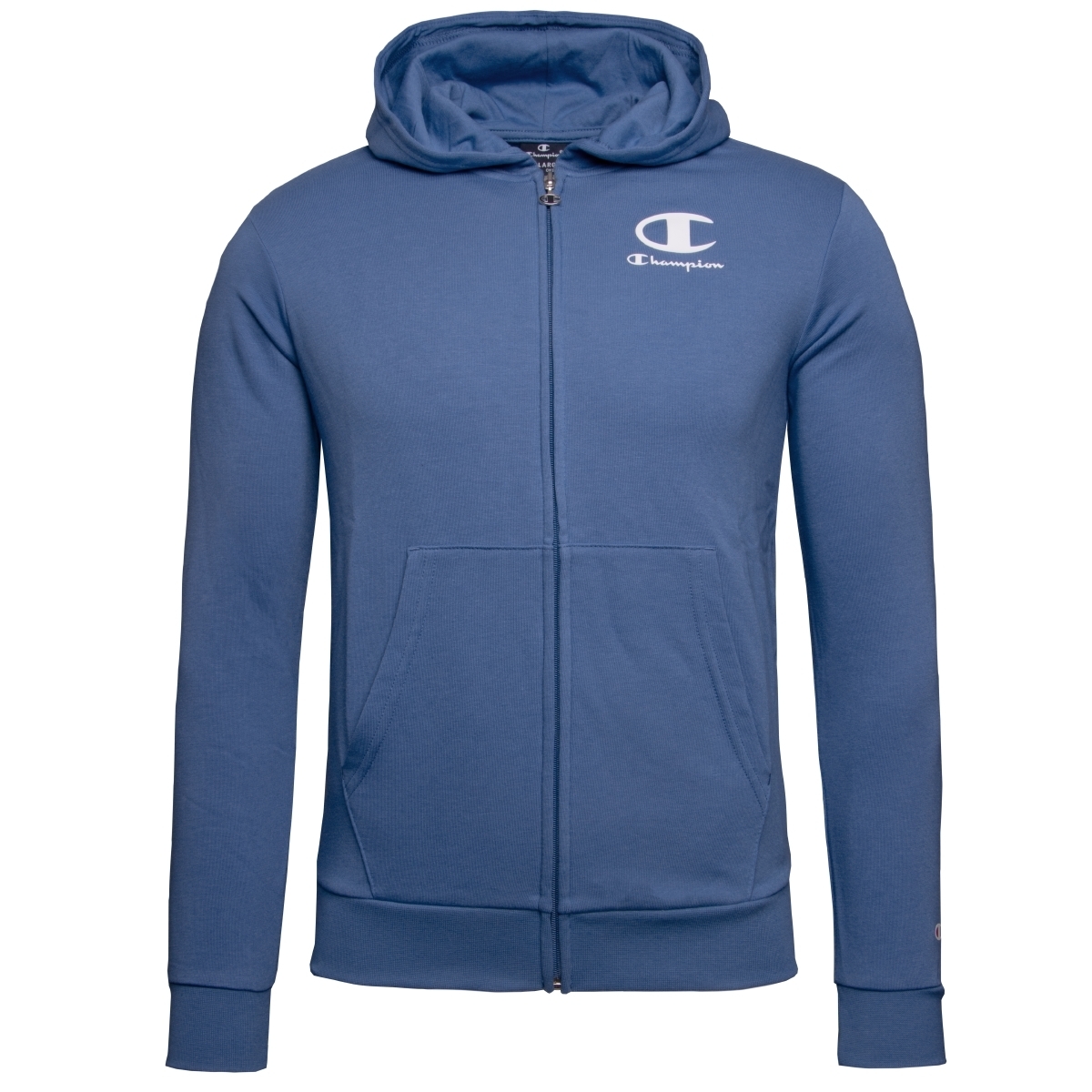 Champion Hooded Full Zip Sweatjacke blau
