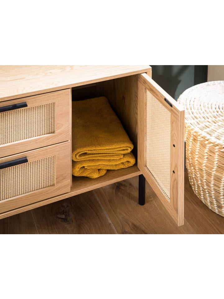 KADIMA DESIGN Waschbeckenunterschrank Eiche-Optik 60x60x40 cm mit Tür und günstig kaufen onesize