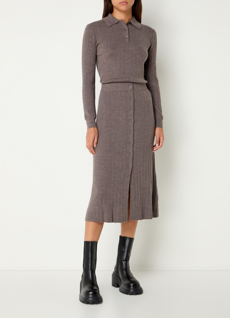 Polo Claudie Pierlot in lana a coste