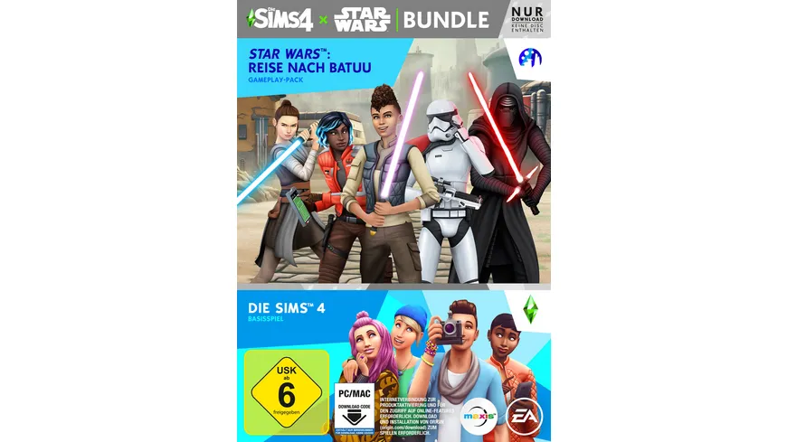 Die Sims 4 + Star Wars: Reise nach Batuu Add-On (CIAB) Bundle
