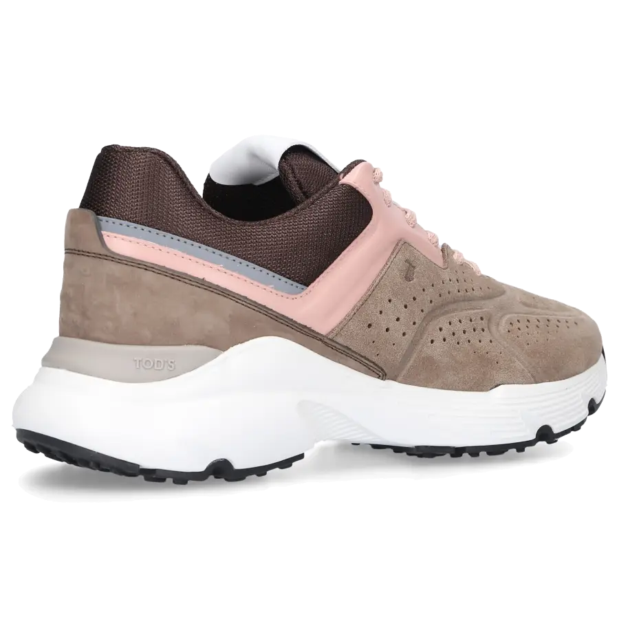 Tod's - Sneaker low SPORTIVO Veloursleder - beige