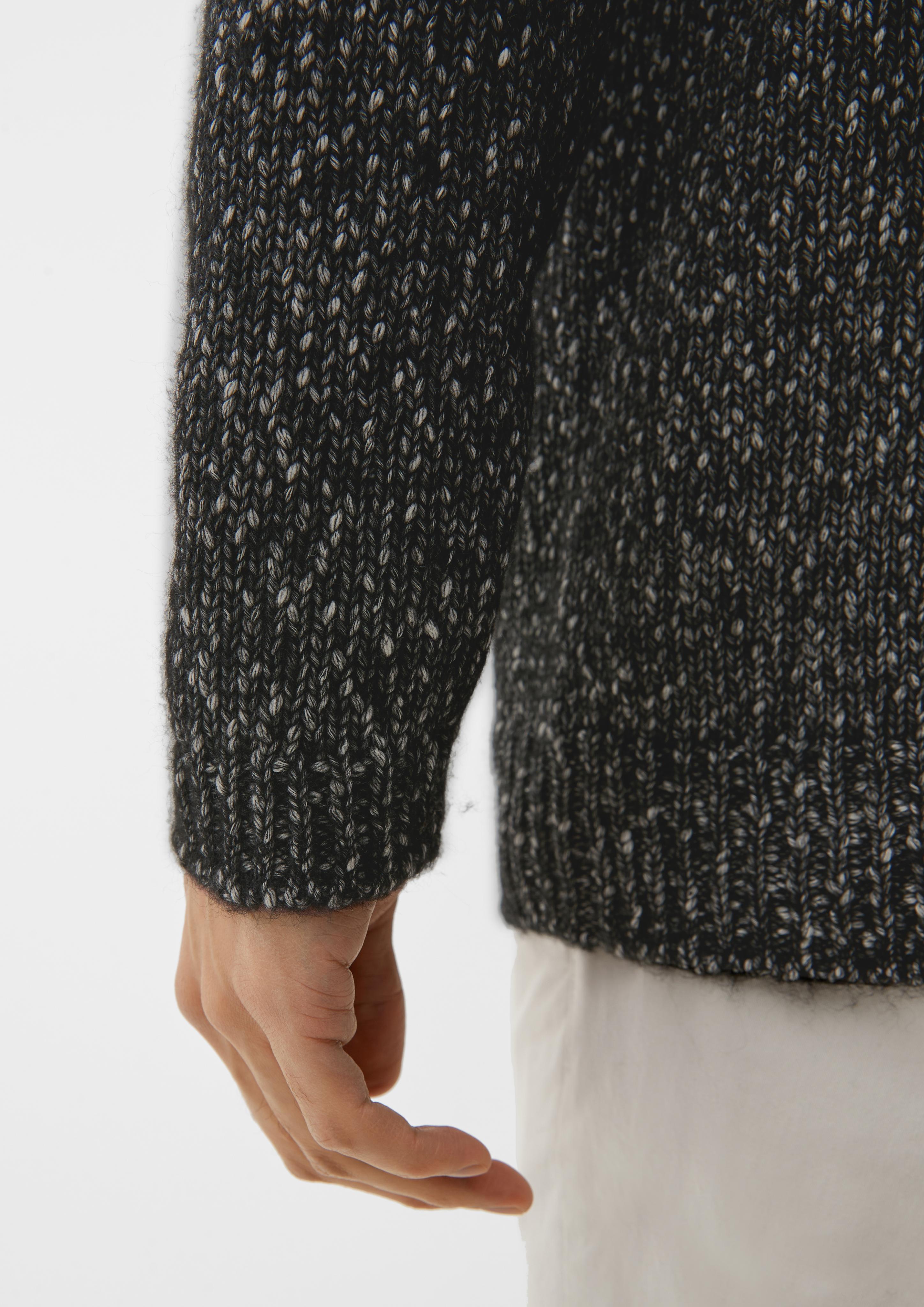 Strickjacke in melierter Optik  2124543-99X0