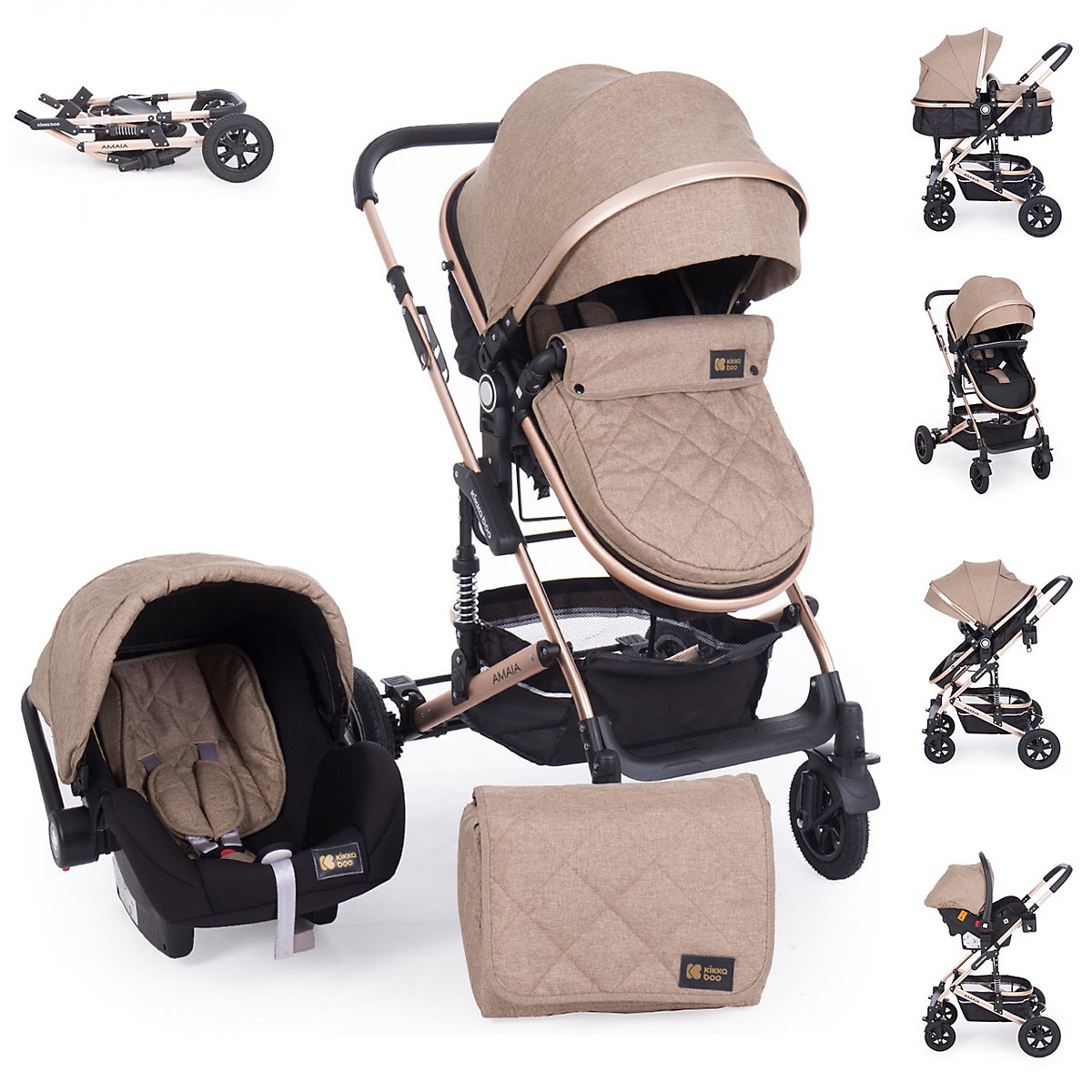 Kinderwagen Amaia 3 in 1 Kombikinderwagen
