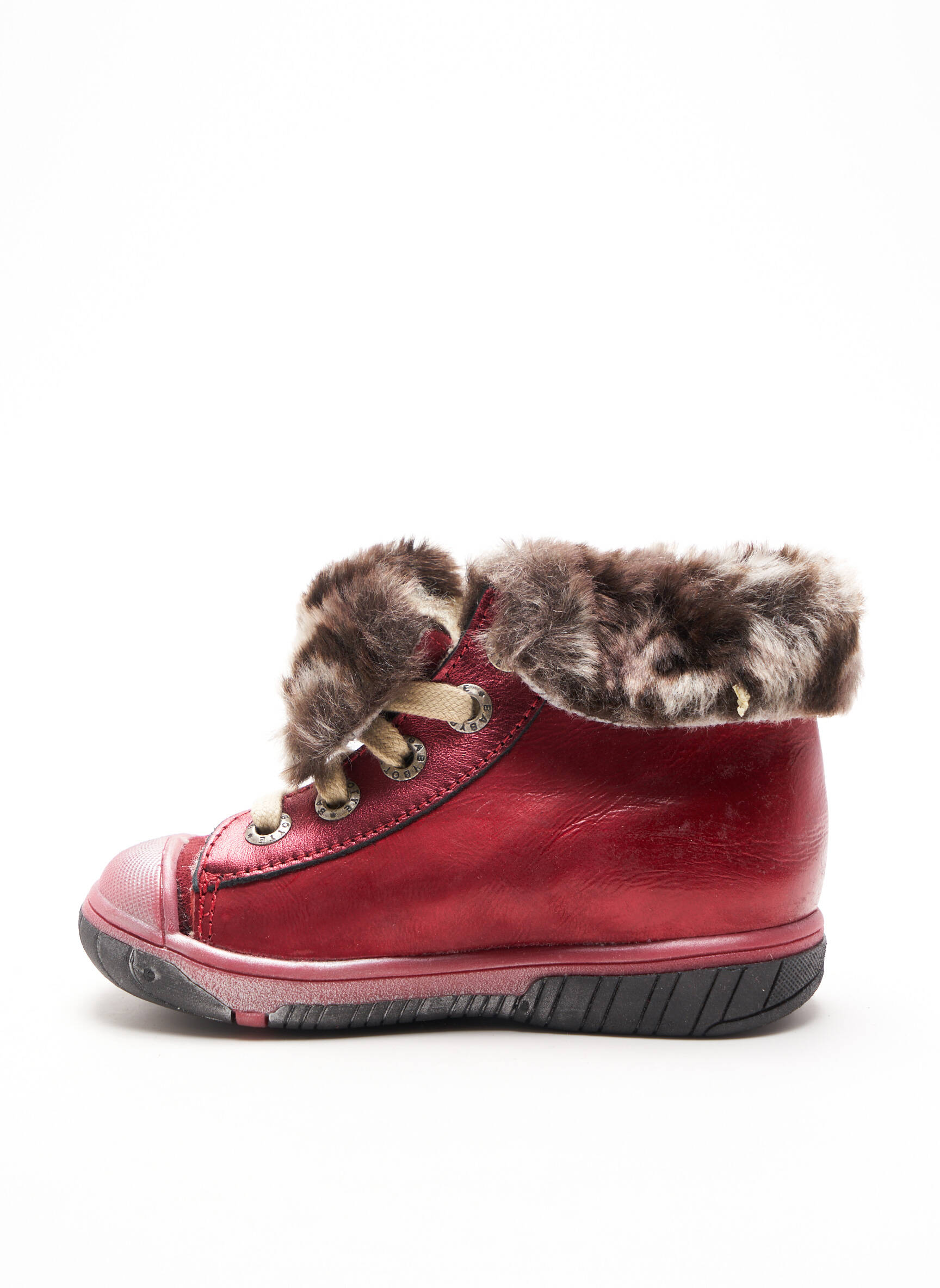 Babybotte Baskets Fille couleur rouge