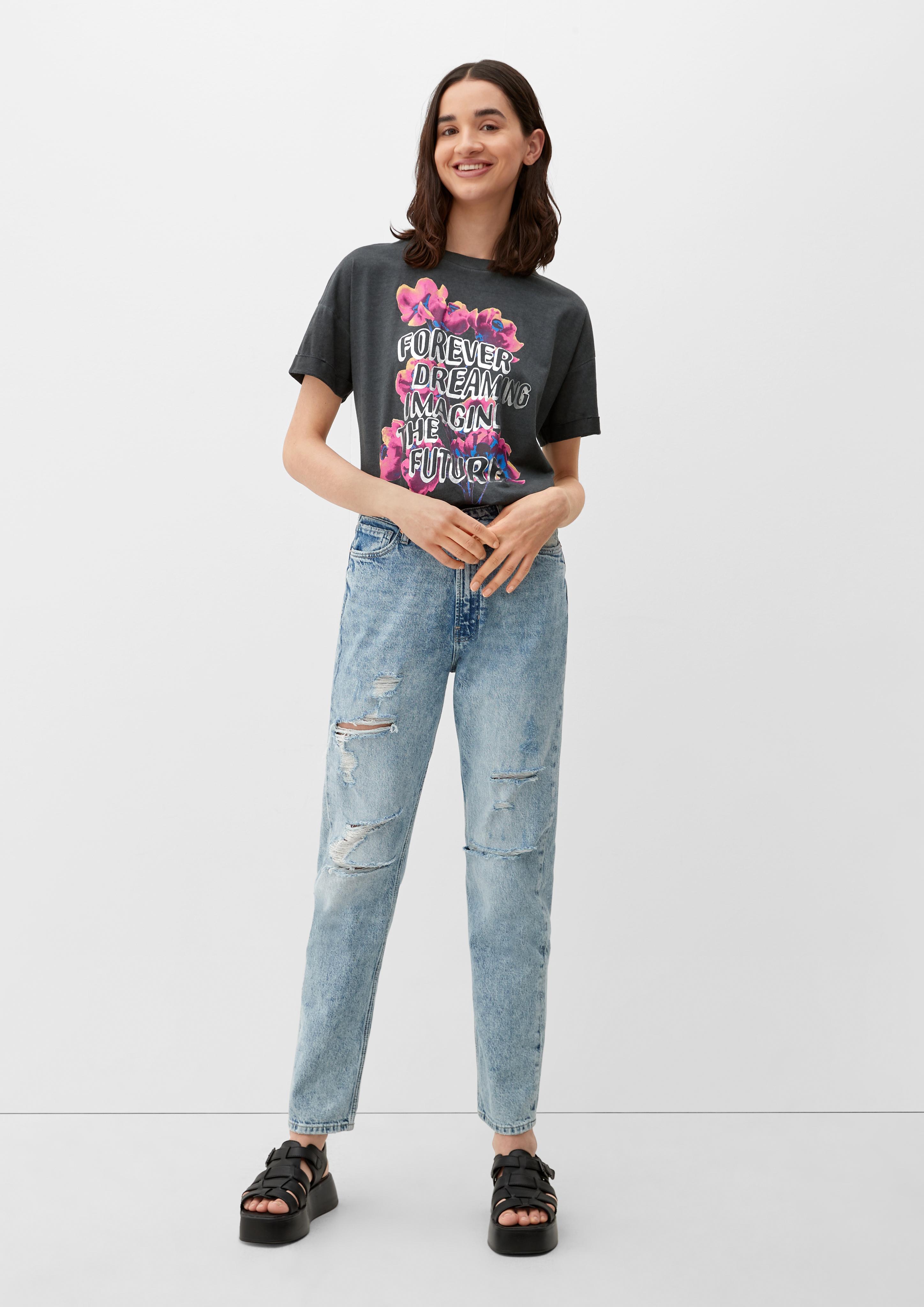 T-Shirt mit Frontprint  2127938-99D0