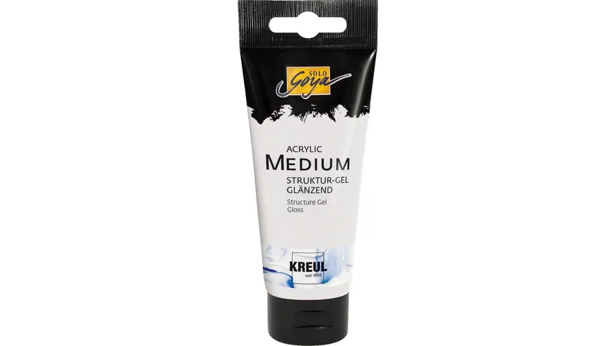 KREUL Solo Goya  Struktur-Gel 100 ml Kristallperle 100 ml glänzend