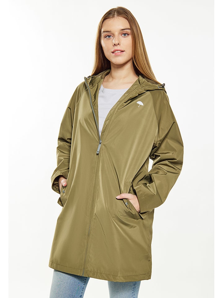 Schmuddelwedda Regenmantel in Khaki günstig kaufen