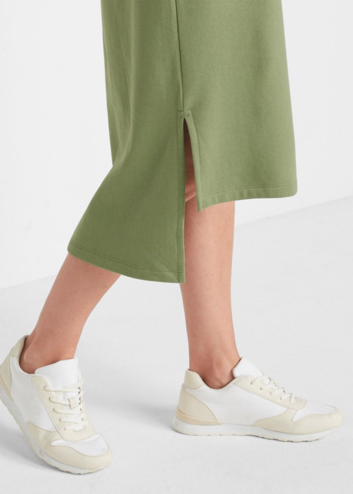 Kapuzen-Sweatkleid, oversized