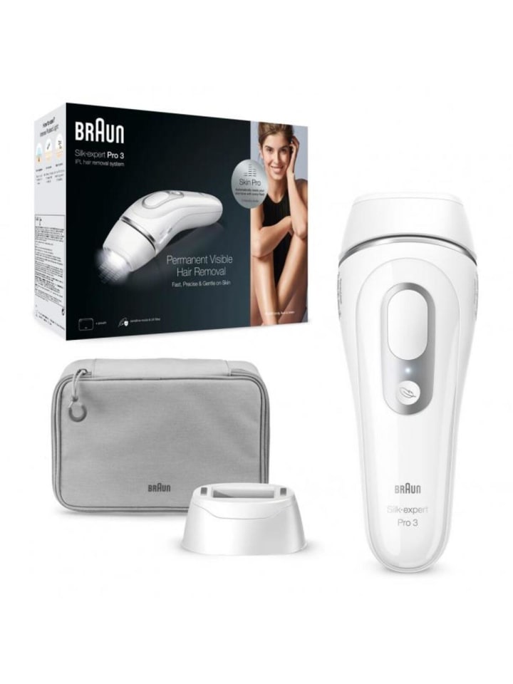 Braun Silk-expert Pro IPL PL3020 Haarentfernungssystem in Weiß günstig kaufen Anzahl: 1 Set