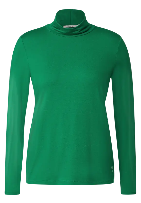 CECIL Shirt mit hohem Kragen