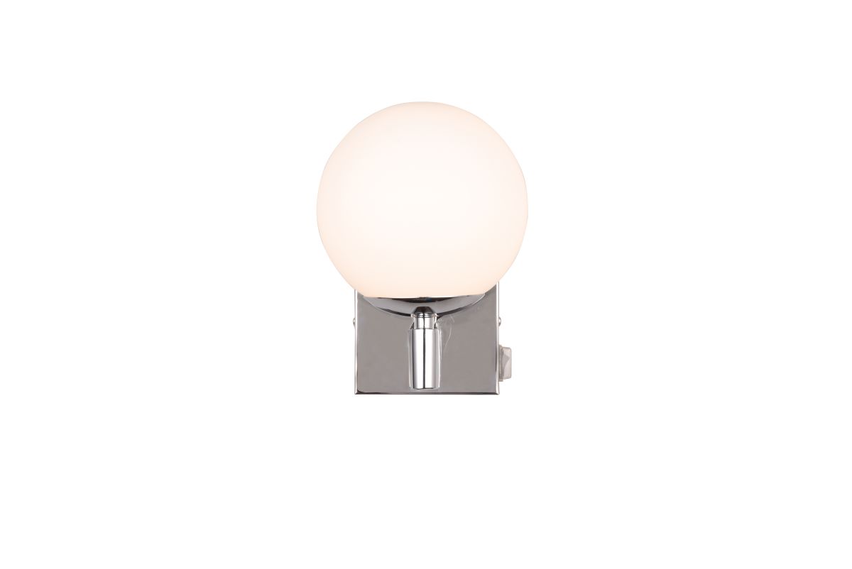 TRIO LED Wandlampe Kula chrom 1-flg Kula