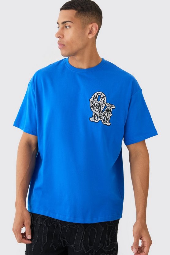 Oversize T-Shirt mit Applikation