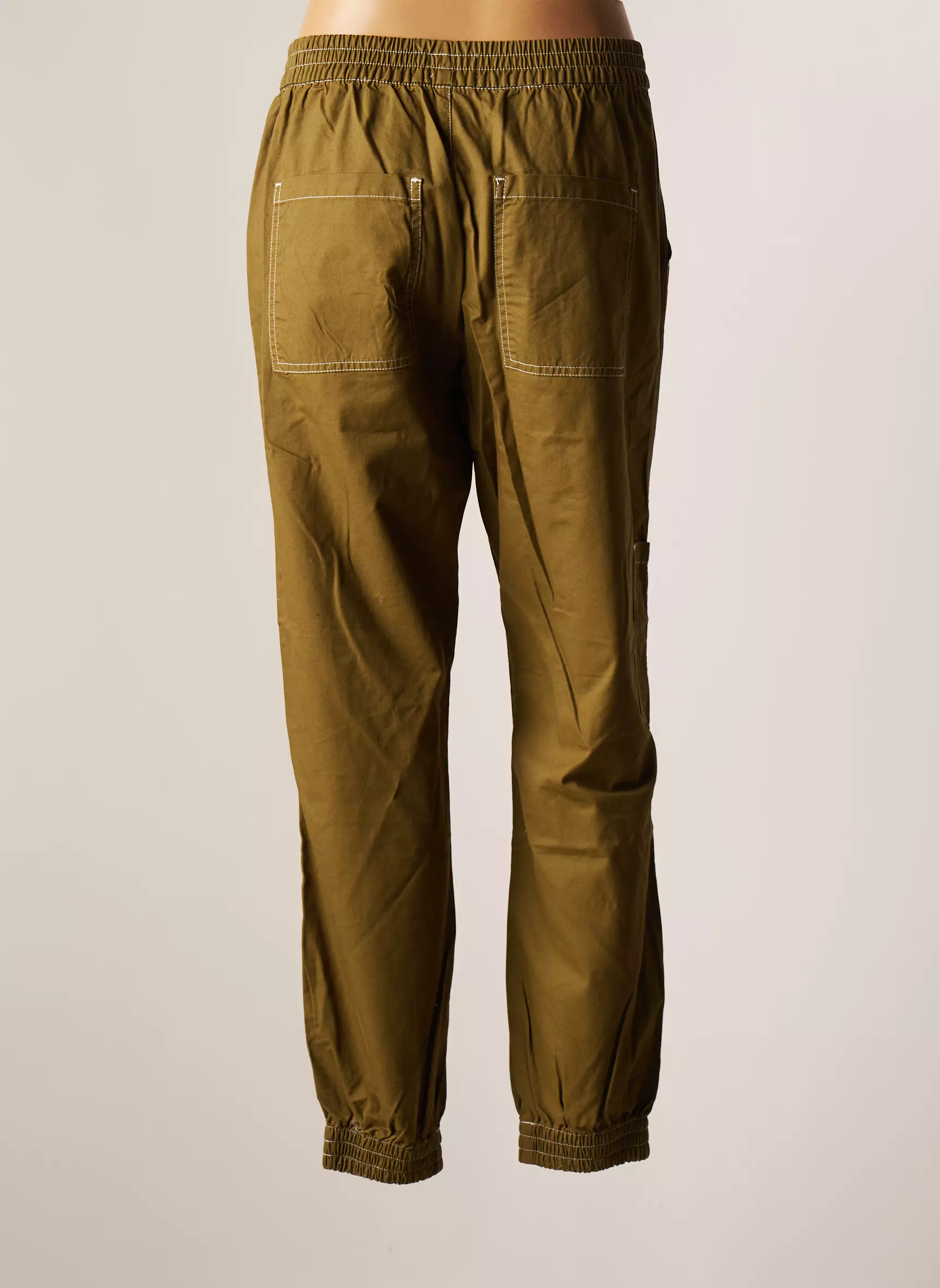 Jacqueline De Yong Pantalons Droits Femme couleur vert