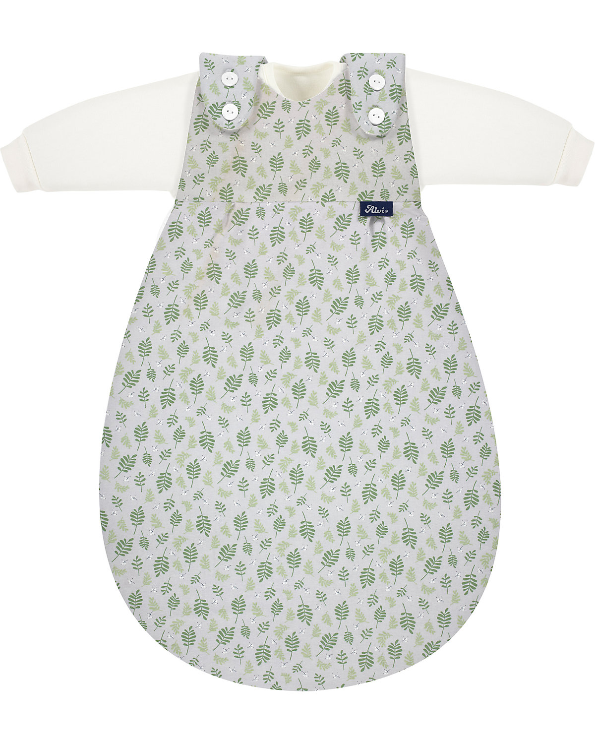 Baby-Mäxchen Schlafsack 3tlg. Bio Baumwolle - TOG 2,5 - Drifting Leaves, 80/86