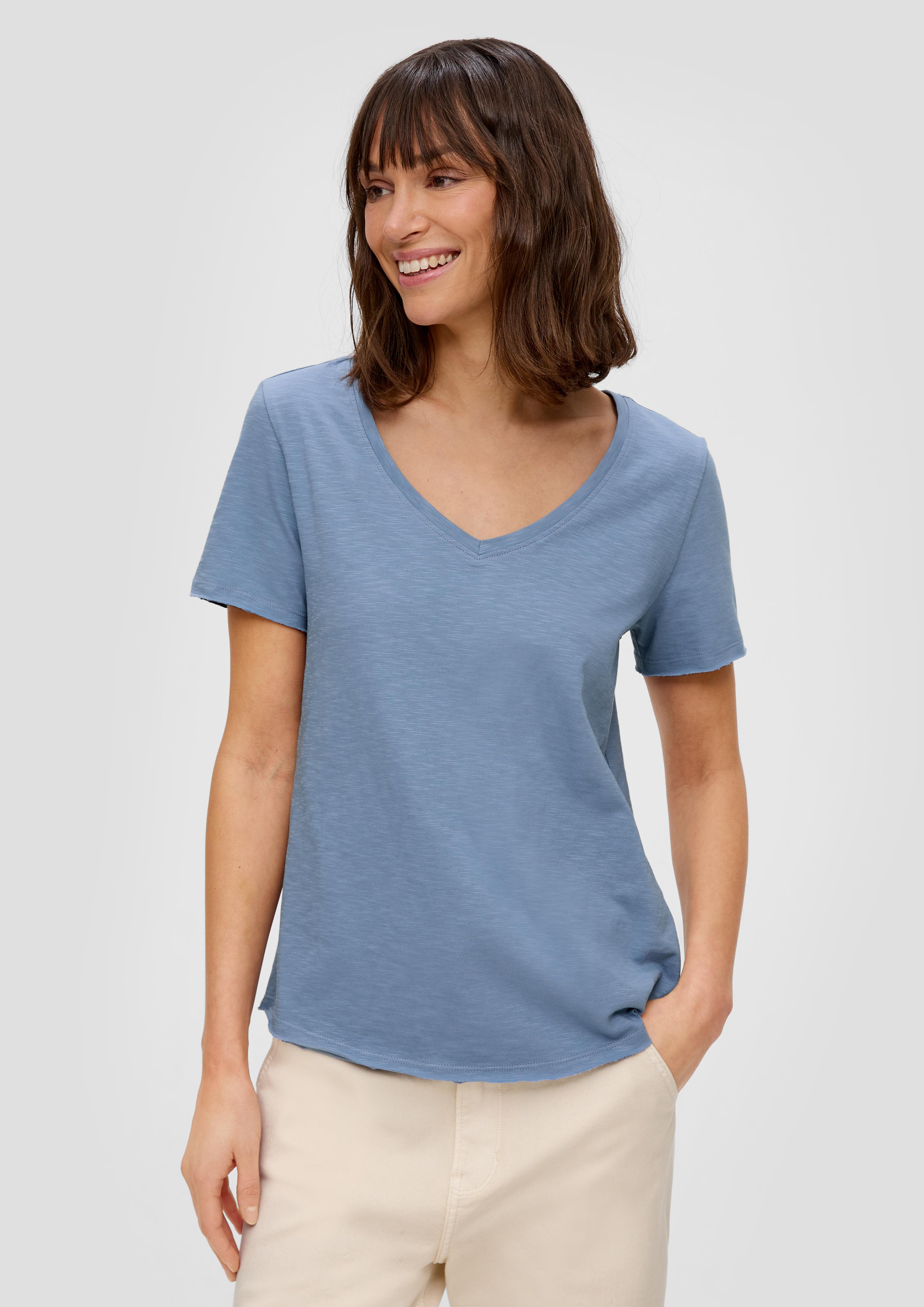 T-Shirt mit V-Ausschnitt  2144477-5271