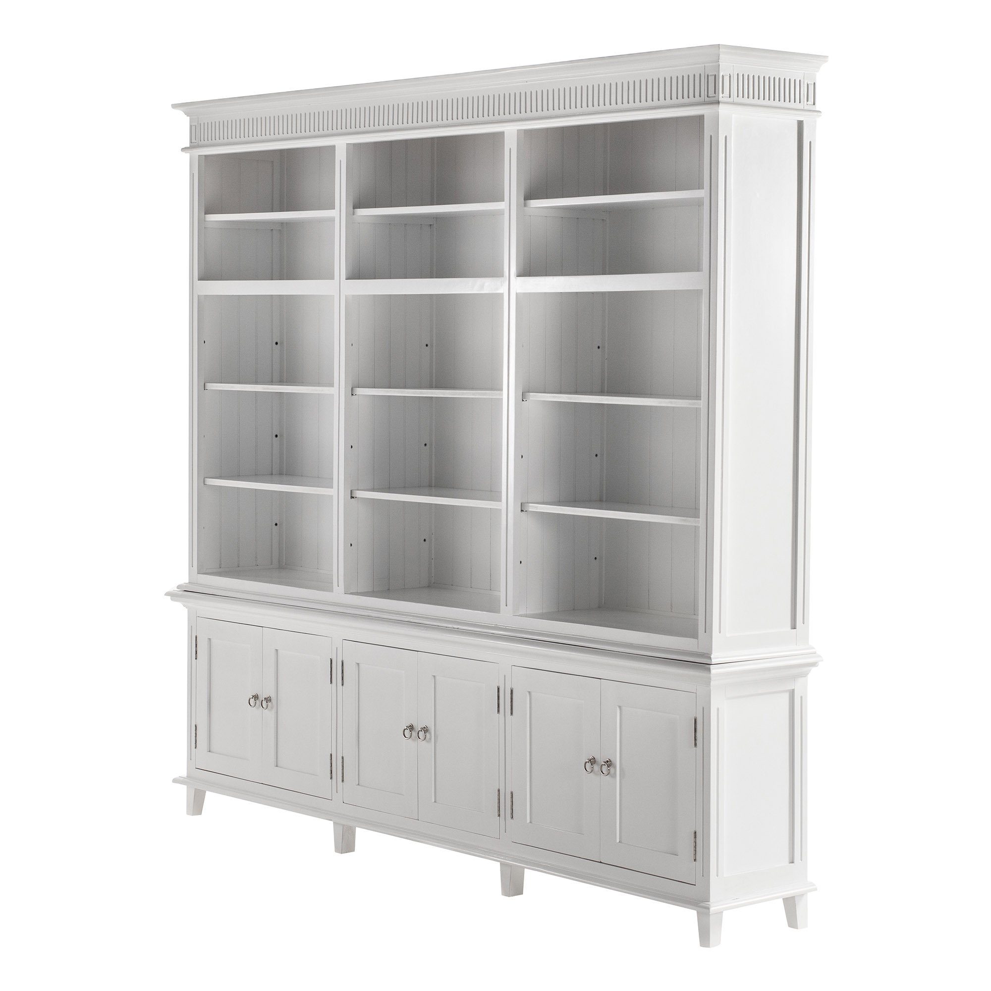 Novasolo Küchenbuffet Skansen Verstellbare Regale, Triple-Bay Hutch Kabinett
