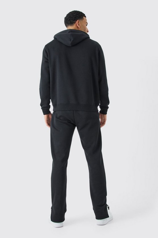 Man Jogginghose mit geteiltem Saum
