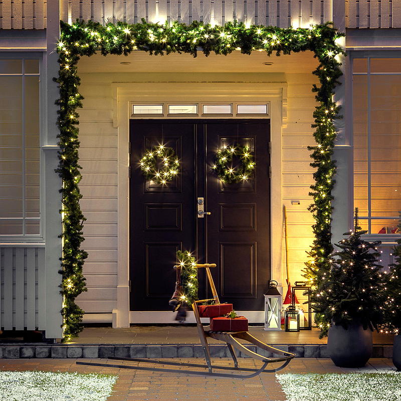 Light IT Girlander 5,1 m 80 LED startsett/påbygg, Stranda