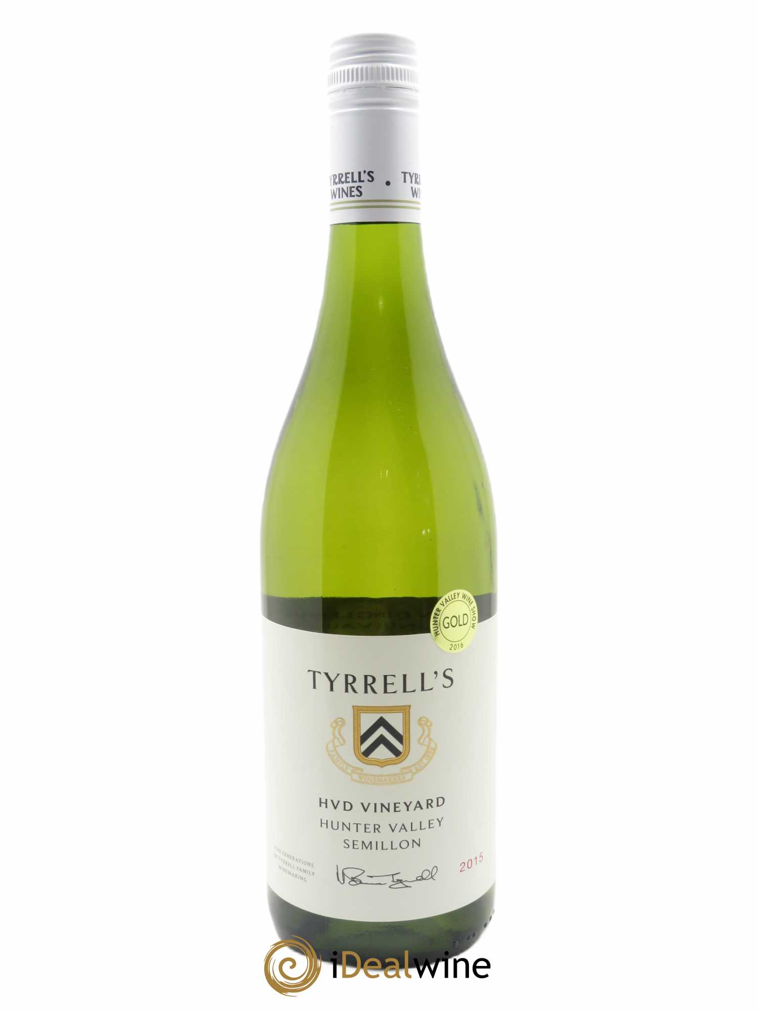 Hunter Valley Tyrrell's Wines Single vineyard HVD  2015 - Lot de 1 Bouteille