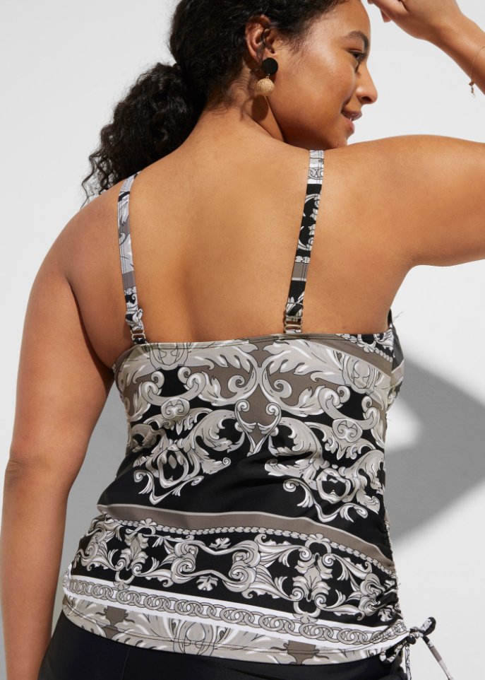Tankini Oberteil aus recyceltem Polyamid