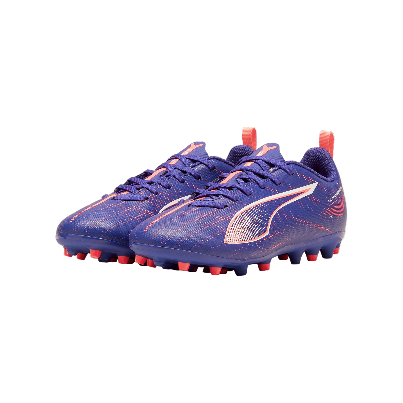 PUMA ULTRA 5 Play MG Formula Jr Kids Lila Weiss