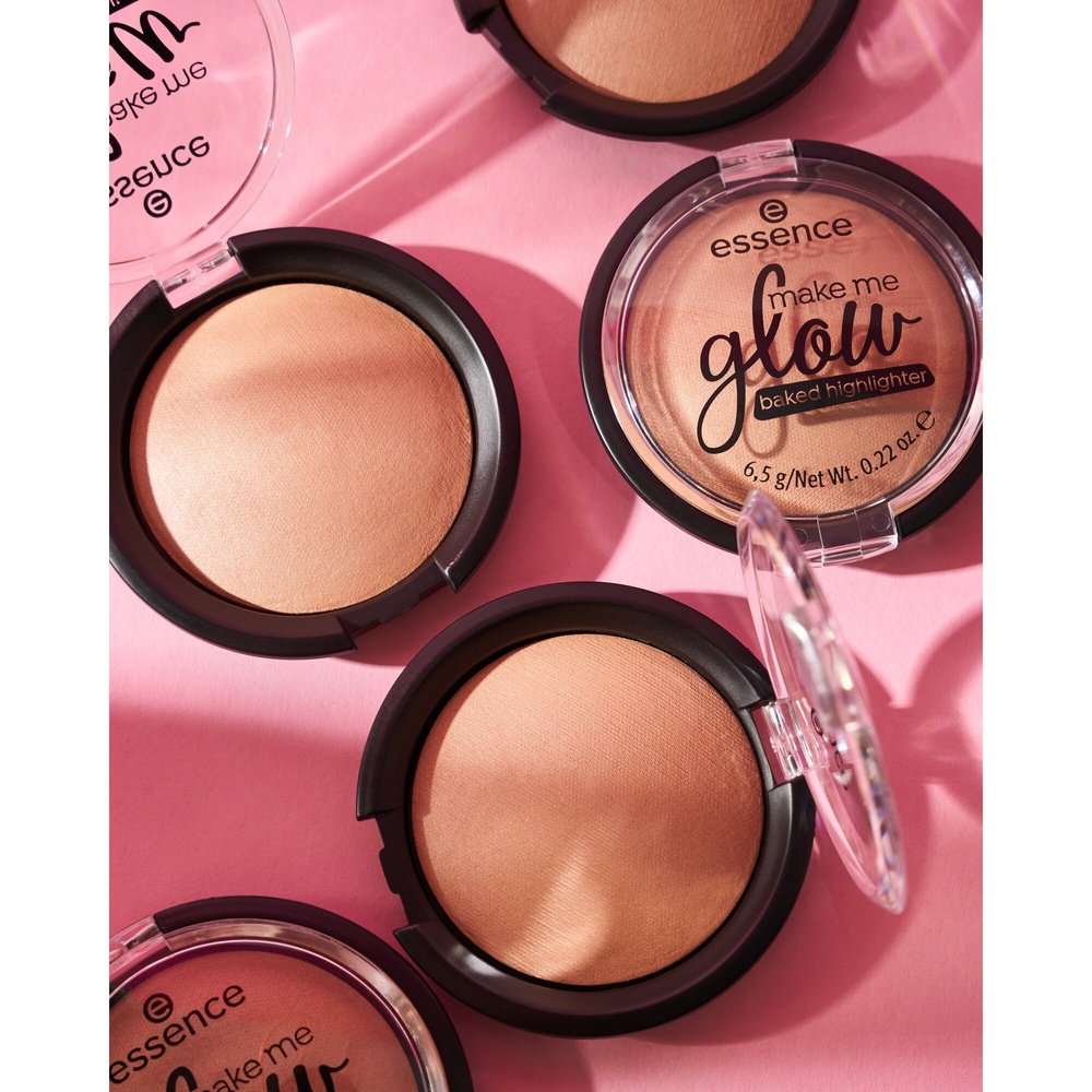 essence make me GLOW baked highlighter illuminateur 10 It's glow time! Highlighter