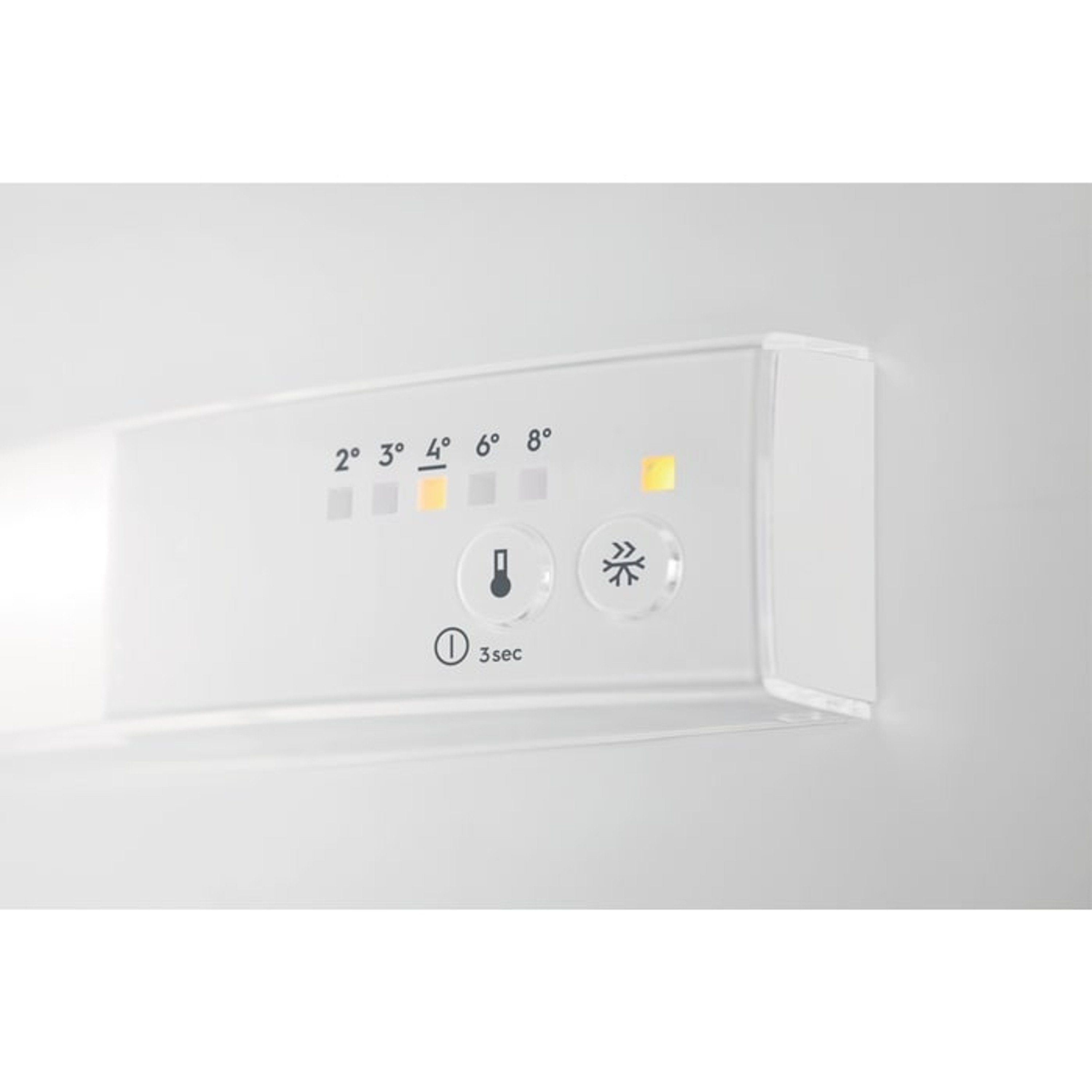 AEG Einbaukühlgefrierkombination SCB614F1LS, 144 cm hoch, 55 cm breit, ColdSens,LowFrost,LED-Display,Frostmatic