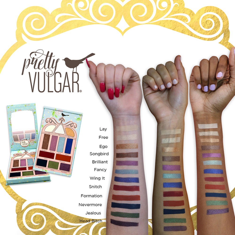 Pretty Vulgar Throwing Shade: Pretty Birdie EyeshadowPalette Palette maquillage