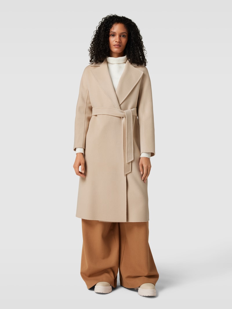 Mantel mit Bindegürtel Modell 'RAPIDO' in beige