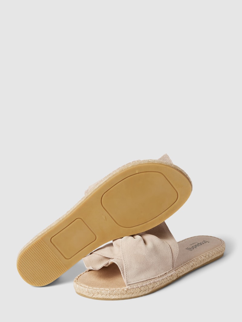 Pantolette mit Knoten-Detail in beige