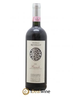 Barolo DOCG Fratelli Revello 1999 - Lot de 1 Bouteille