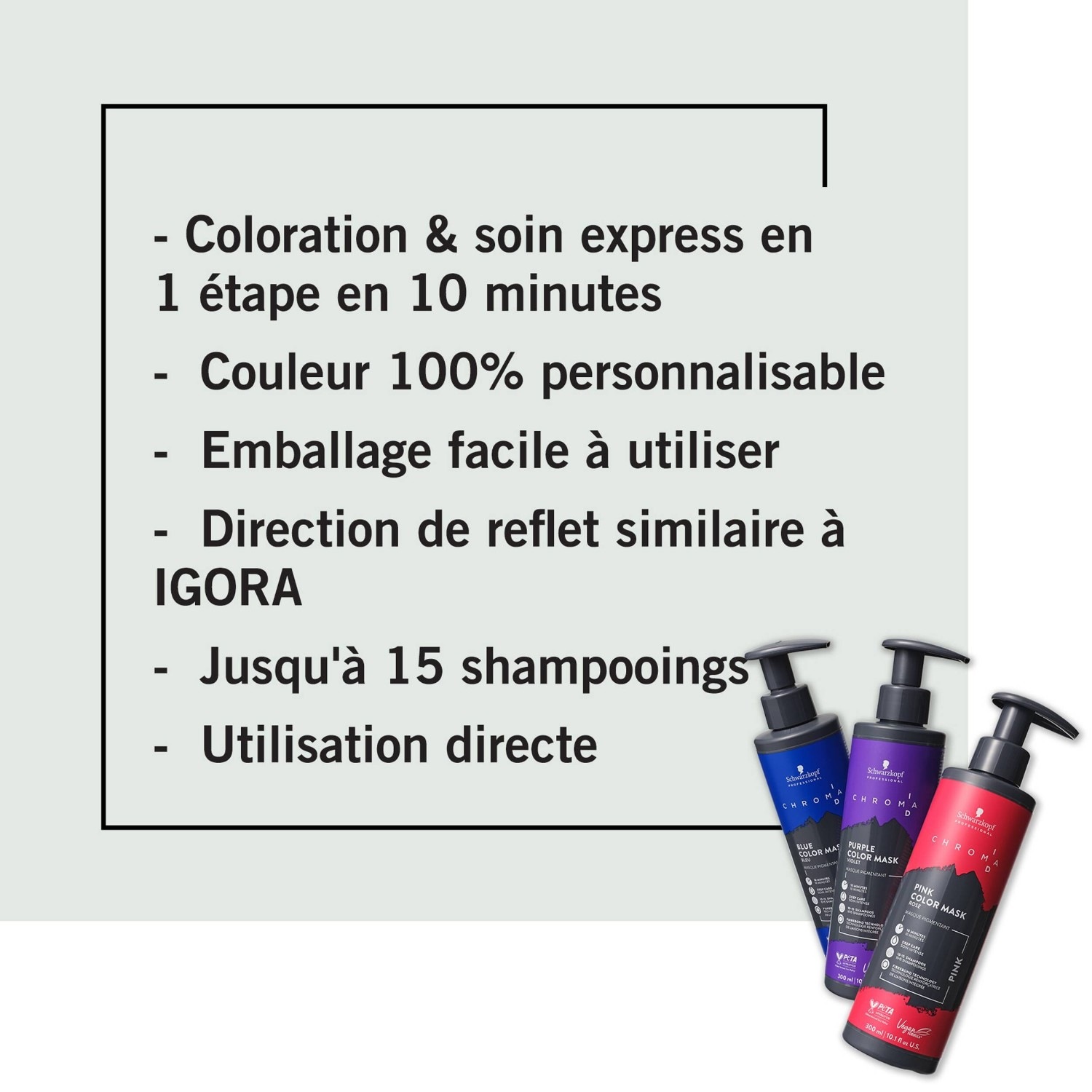 Schwarzkopf Professional Chroma ID kaukės pigmentas