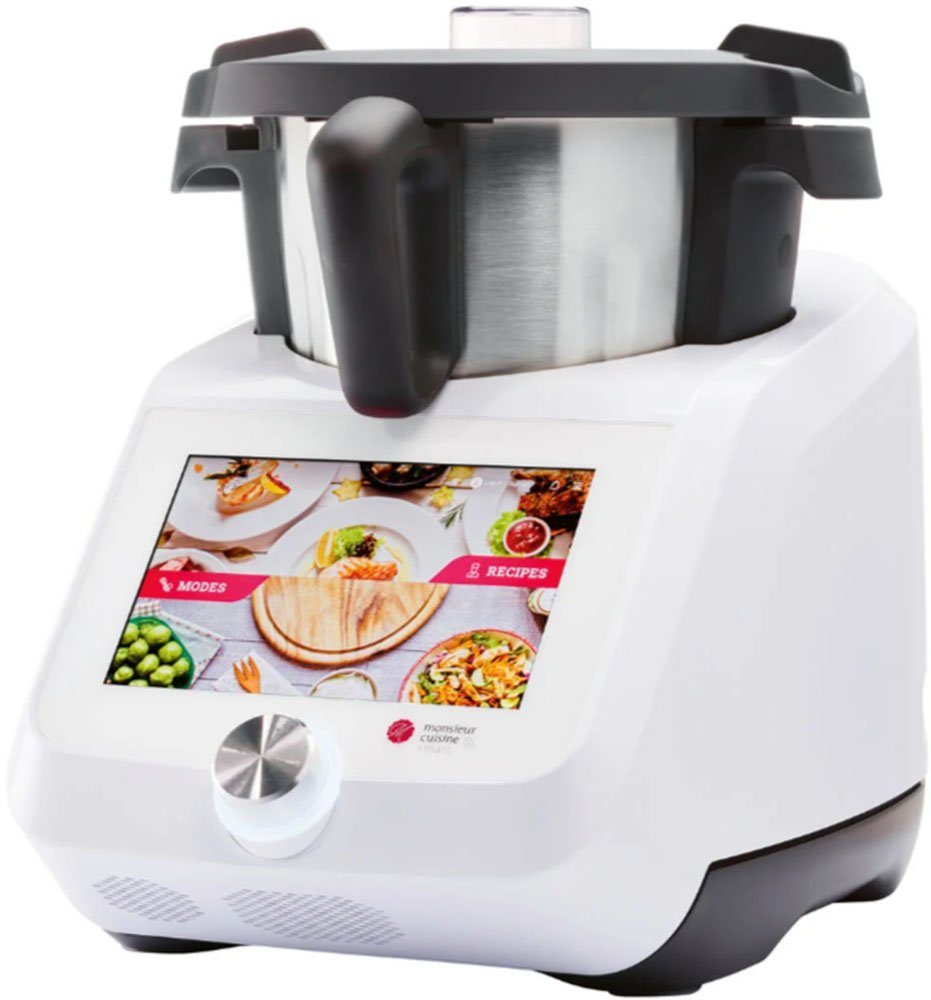 SilverCrest Küchenmaschine mit Kochfunktion Mixer Monsieur Cuisine Smart SKMS 1200 A1, 1200,00 W