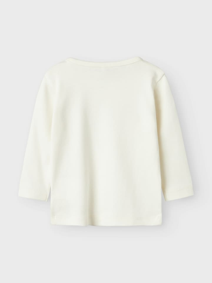 name it Name It Baby Longsleeve für Mädchen mit Blumenprint in Weiß günstig kaufen