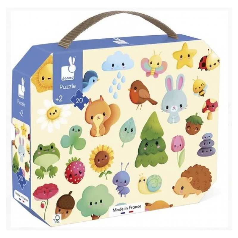 Puzzle Imagier de la nature 20 pièces