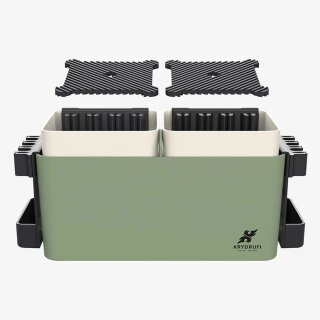 Krydrufi - Cleaning & Brush Holder Module - Grün / Sand