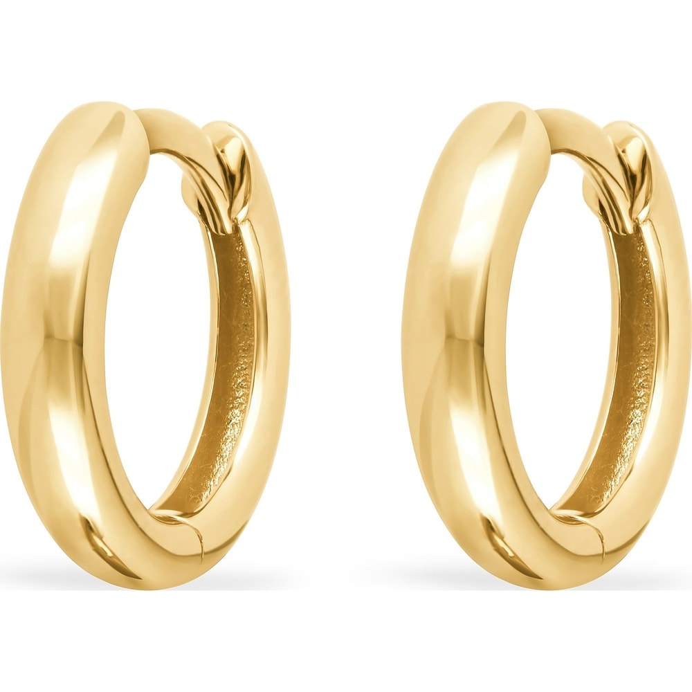FAVS Créoles 585 Or jaune Boucles d'oreilles