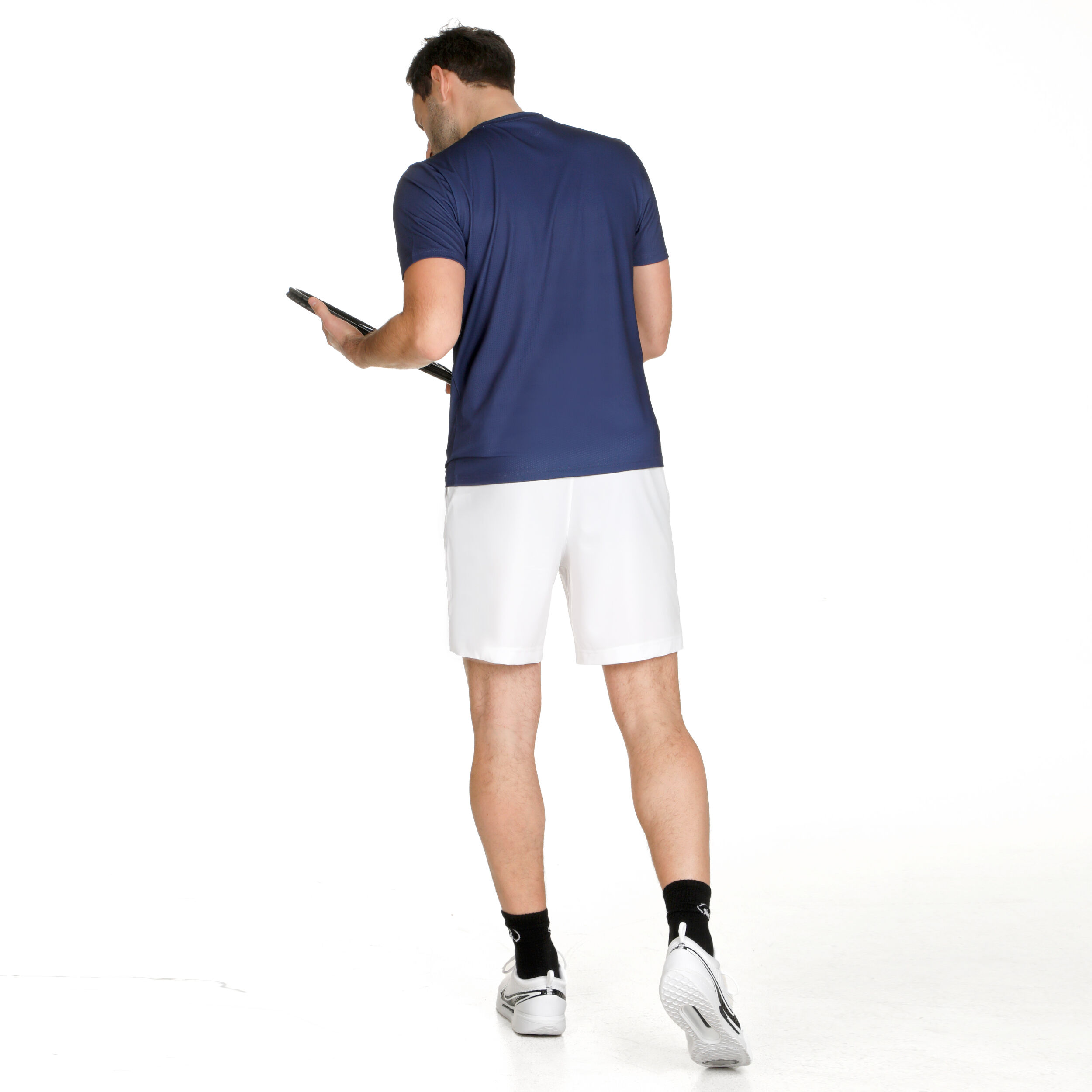 Smash 2.0 Shorts Herren - Weiß, Dunkelblau