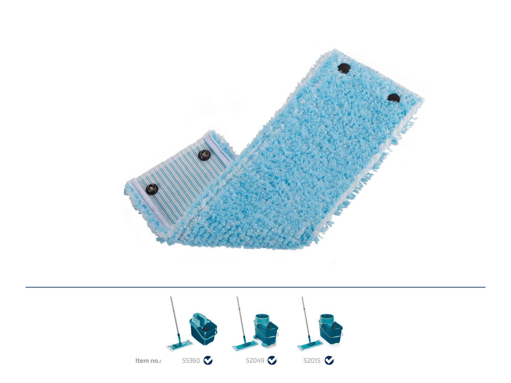 Leifheit Wischbezug CLEAN TWIST XL / Combi XL super soft 2er Wischbezug