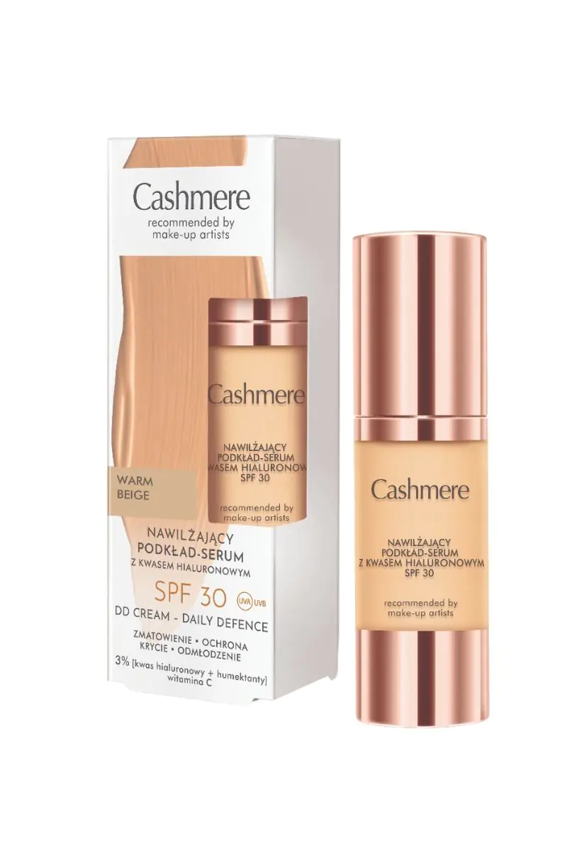 Cashmere DD Cream Hyaluronsyre SPF30 - Fugtighedsgivende Foundation-Serum 03 Nude 30ml