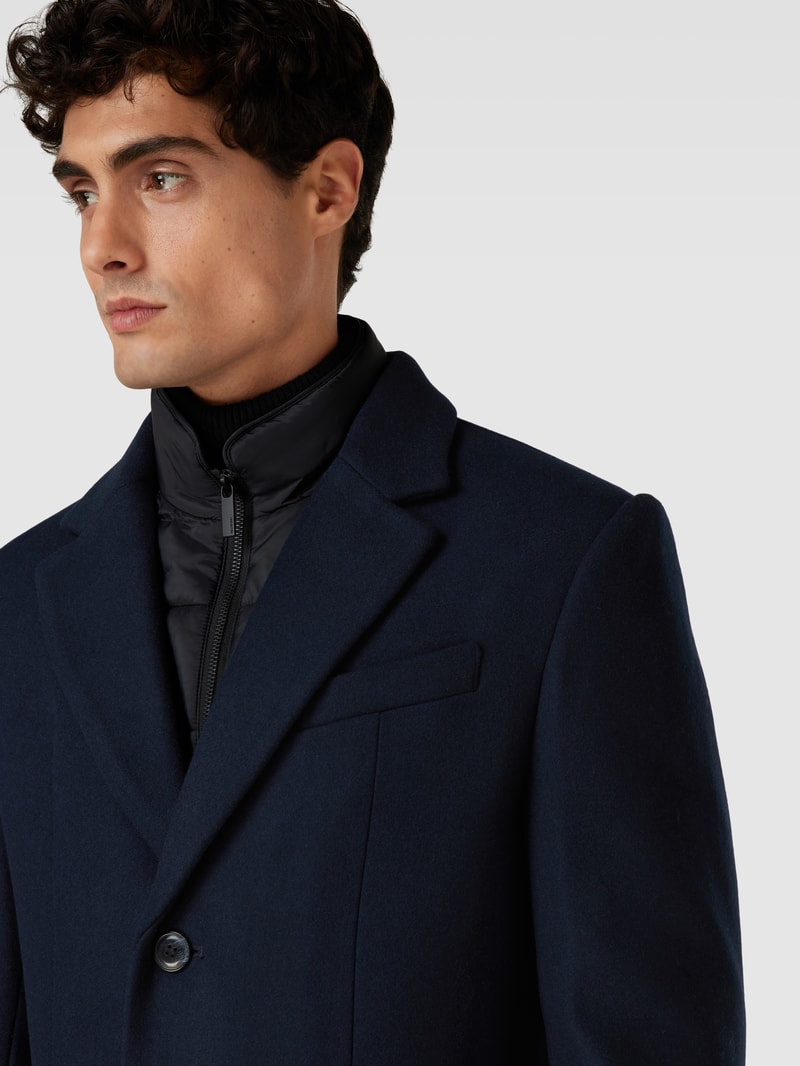 Mantel im Double-Layer-Look Modell 'JOSEPH' in dunkelblau